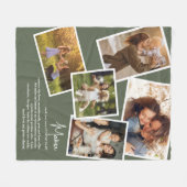 Individuelle Name Mama Definition Erinnerungen Fot Fleecedecke (Vorderseite (Horizontal))