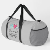 Individuelle Name Mama Liebe Frieden Golfer Duffle Bag (Rechte Ecke)