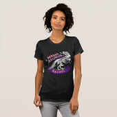 Individuelle Name Mamasaurus Mama Trex Dino Funny T-Shirt (Vorne ganz)