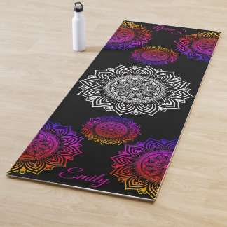 Individuelle Name Mandala Übung Yoga Mat Yogamatte