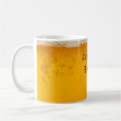 Individuelle Name/Mans Beer Bar Brew Kaffeetasse (Links)