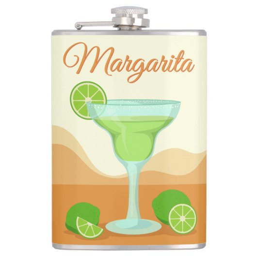 individuelle Name "Margarita" Flachmann (Vorderseite)