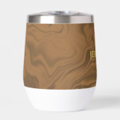 Individuelle Name Marmor braune Textur (Vorderseite)