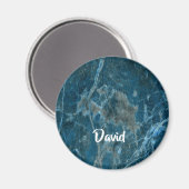 Individuelle Name-Marmorfliesen Magnet (Vorderseite/Rückseite)