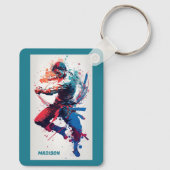 Individuelle Name Martial Arts Schlüsselanhänger (Rückseite)