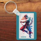 Individuelle Name Martial Arts Schlüsselanhänger (Vorderseite)