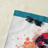 Individuelle Name Martial Arts Strandtuch (Beispiel)