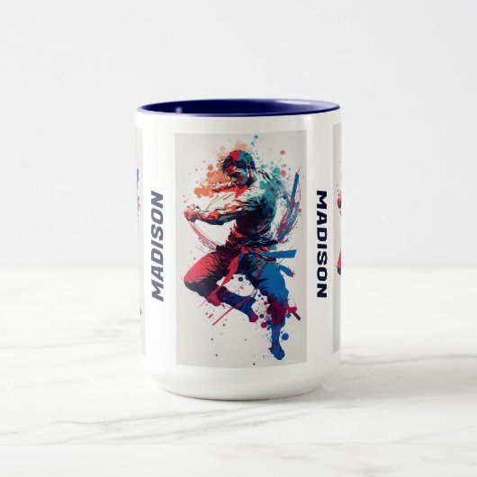Individuelle Name Martial Arts Tasse (Zentrum)