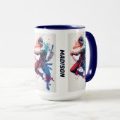 Individuelle Name Martial Arts Tasse (VorderseiteRechts)