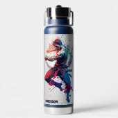 Individuelle Name Martial Arts Trinkflasche (Hinten)
