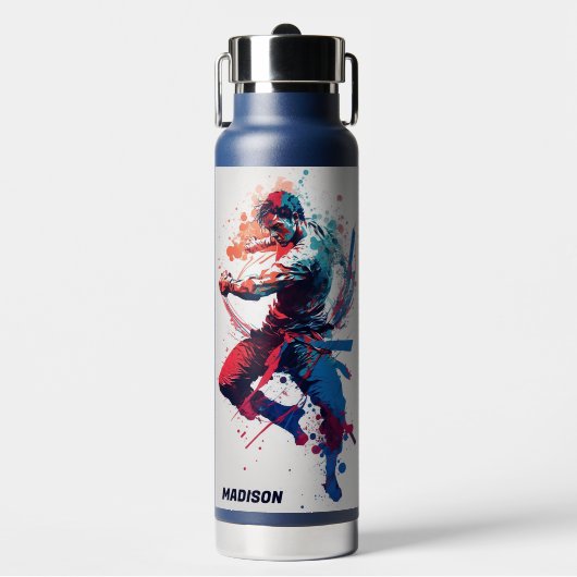 Individuelle Name Martial Arts Trinkflasche (Vorderseite)