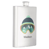 Individuelle Name-Maske Flachmann (Rechts)