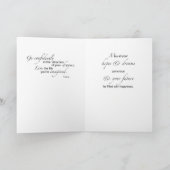 Individuelle Name Master's Degree Man Abschluss Bl Karte (Innenseite)