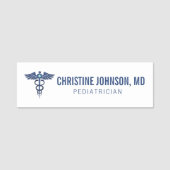 Individuelle Name| Medical Caduceus| Ärzteschaft Namensschild (Vorderseite)