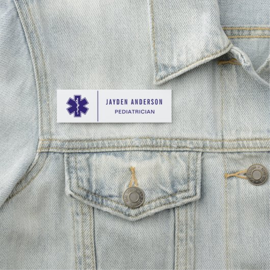 Individuelle Name | Medical Caduceus | Name des Ar Namensschild (Beispiel)