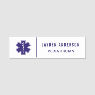 Individuelle Name Medical Caduceus Name des Ar Namensschild
