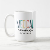 Individuelle Name Medizinische Assistenzärztliche Kaffeetasse (Links)