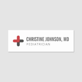 Individuelle Name| Medizinisches Kreuz| Ärzteschaf Namensschild