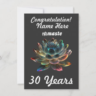 Individuelle Name/Meilenstein NAmaste Narcotics An Feiertagskarte