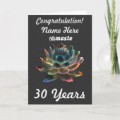 Individuelle Name/Meilenstein NAmaste Narcotics An Karte (Vorderseite)