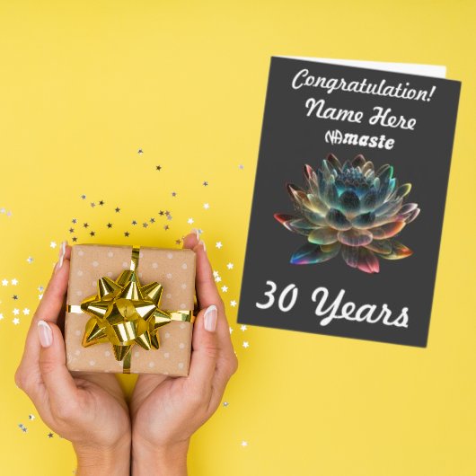 Individuelle Name/Meilenstein NAmaste Narcotics An Karte