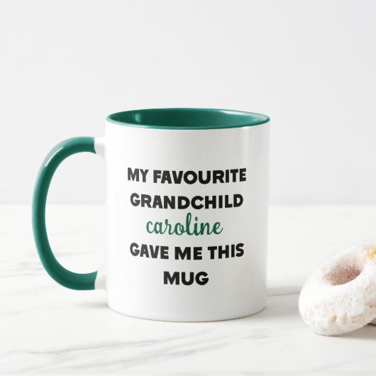 Individuelle Name, mein Lieblingskind gab mir das Tasse (Mit Donut)