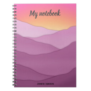 Individuelle Name "Mein Notebook" Notizblock