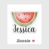 INDIVIDUELLE NAME MELON AUFKLEBER (Blatt)