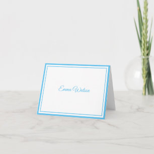Individuelle Name-Merkkarte Dankeskarte