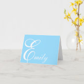 Individuelle Name-Merkkarte Karte (Gelbe Blume)