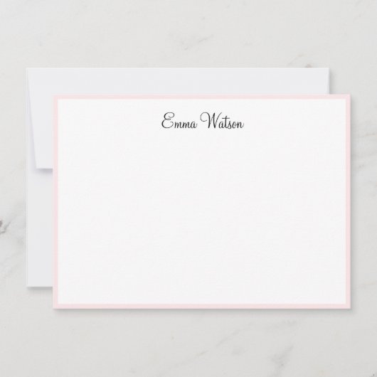 Individuelle Name-Merkkarte Mitteilungskarte (Vorderseite)