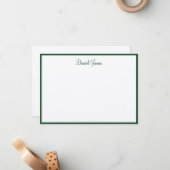 Individuelle Name-Merkkarte Mitteilungskarte (Vorderseite/Rückseite Beispiel)