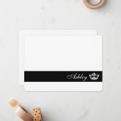 Individuelle Name-Merkkarte Mitteilungskarte (Vorderseite/Rückseite Beispiel)