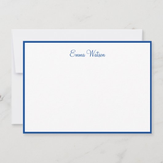 Individuelle Name-Merkkarte Mitteilungskarte (Vorderseite)