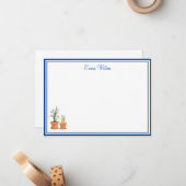 Individuelle Name-Merkkarte Mitteilungskarte (Vorderseite/Rückseite Beispiel)