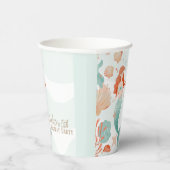 Individuelle Name Mermaid Bash Birthday Party Pape Pappbecher (Rechts)