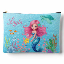 Individuelle Name Mermaid Makeup Bag