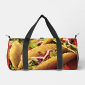 Individuelle Name mexikanisches Essen Duffle Bag (Vorderseite)