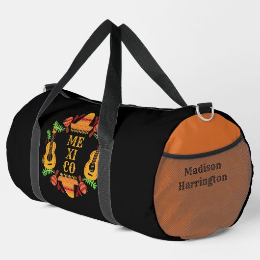 Individuelle Name Mexiko Duffle Bag (Rechte Ecke)