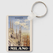 Individuelle Name Milano (Mailand) Schlüsselanhänger (Rückseite)