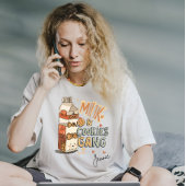 Individuelle Name Milk & Cookies Gang Weihnachts A T-Shirt