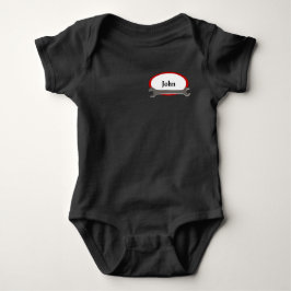 Individuelle Name Mini Mechanic Bodysuit Baby Strampler