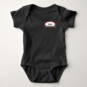 Individuelle Name Mini Mechanischer Bodysuit Baby Strampler