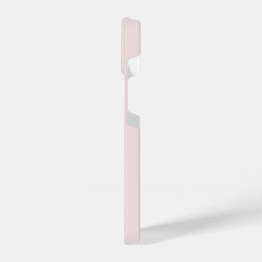 Individuelle Name Minimalistisch rosa iPhone Hülle (Linke Seite)