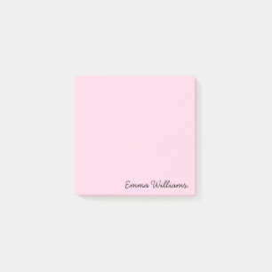 Individuelle Name Minimalistische Personalisierte Post-it Klebezettel