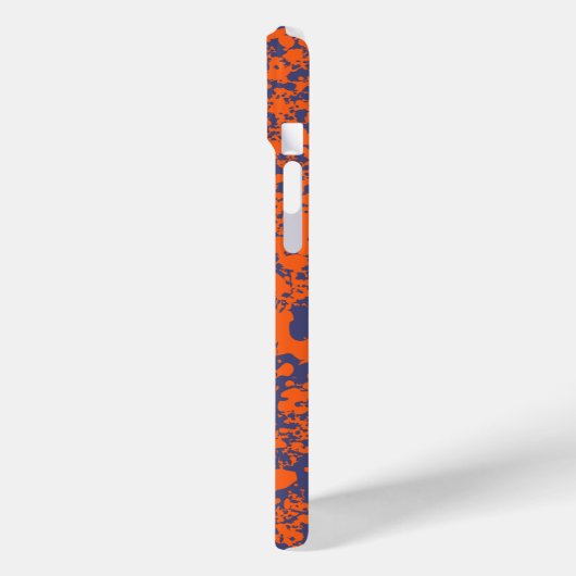 Individuelle Name mit blauen Orangen-Surfbrettern Case-Mate iPhone Hülle (Rückseite / Links)