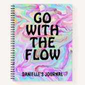 Individuelle Name mit dem Flow Journal Notizblock (Vorderseite)