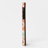 Individuelle Name mit leichter Orange- und Leichtm Case-Mate iPhone Hülle (Hinten/Links)