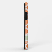 Individuelle Name mit leichter Orange- und Leichtm Case-Mate iPhone Hülle (Hinten/Rechts)