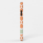 Individuelle Name mit leichter Orange- und Leichtm Case-Mate iPhone Hülle (Hinten/Rechts)